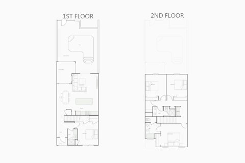 Townhouse floor plan «178SQM SABAL PALM», 4 bedrooms in STOREY LAKE