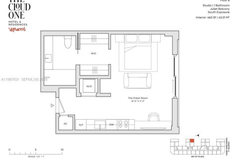Купить кондоминиум в Майами, Флорида 44.41м2, № 2051400 - фото 12
