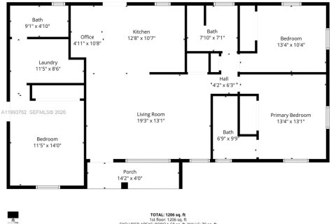 Casa en venta en Miami, Florida, 3 dormitorios, 119.66 m2 № 2056174 - foto 10