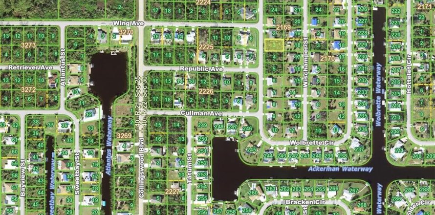 Terreno en Port Charlotte, Florida № 2228699