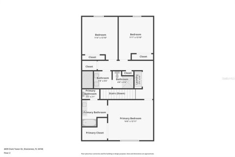 Townhouse in STOREY LAKE in Kissimmee, Florida 4 bedrooms, 177.81 sq.m. № 2396244 - photo 28