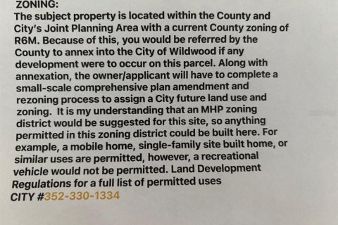 Land in Wildwood, Florida № 1884008 - photo 3