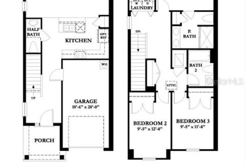 Touwnhouse à vendre à Tampa, Floride: 3 chambres, 138.33 m2 № 2391060 - photo 2