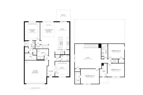 Планировка виллы или дома «268SQM» 4 спальни в ЖК TOHOQUA
