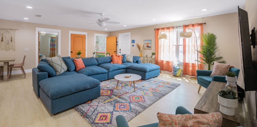 House in Panama City Beach, Florida 9 bedrooms, 278.06 sq.m. № 562538