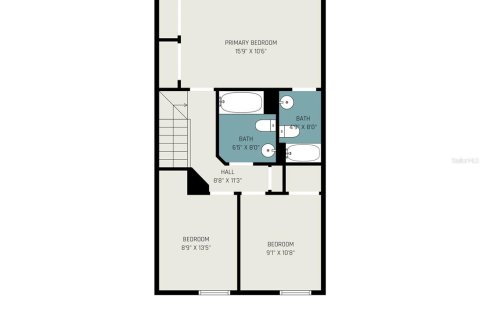 Touwnhouse à vendre à Tampa, Floride: 3 chambres, 122.07 m2 № 1919430 - photo 28