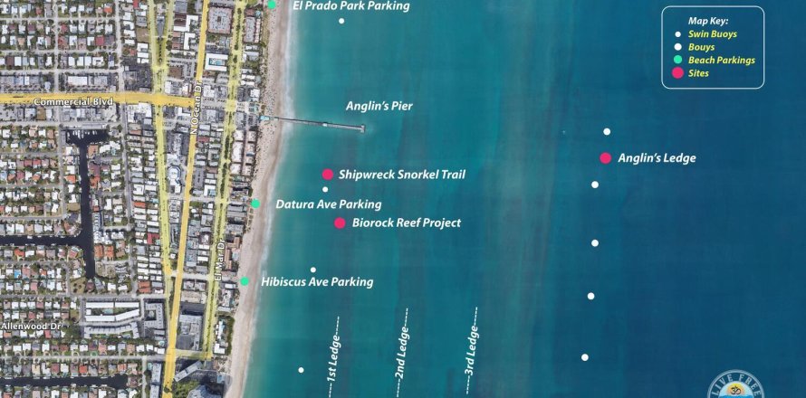 Propiedad comercial en Lauderdale-by-the-Sea, Florida 1 dormitorio, 58.34 m2 № 913873