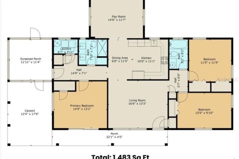 Villa ou maison à vendre à Crystal River, Floride: 3 chambres, 137.77 m2 № 1802312 - photo 8
