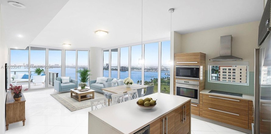 Condominio en Miami, Florida, 4 dormitorios  № 2078437