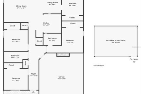 Casa en venta en Mount Dora, Florida, 4 dormitorios, 125.7 m2 № 1903714 - foto 3