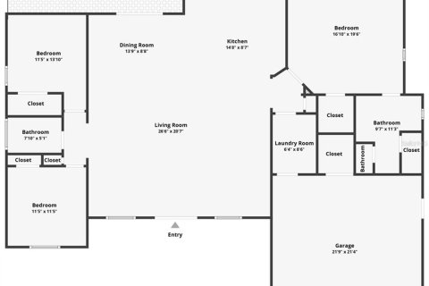 Casa en venta en Ocala, Florida, 3 dormitorios, 173.73 m2 № 2384079 - foto 18