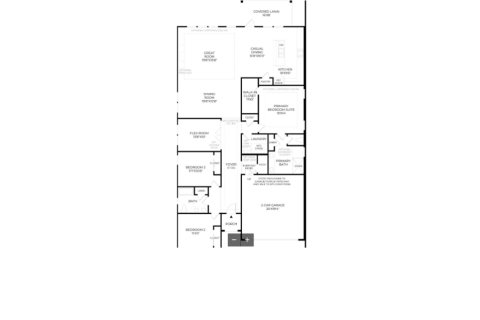House floor plan «House», 3 bedrooms in Edison East - Executive Collection