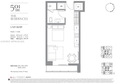 Copropriété à vendre à Miami, Floride: 37.35 m2 № 2167903 - photo 9