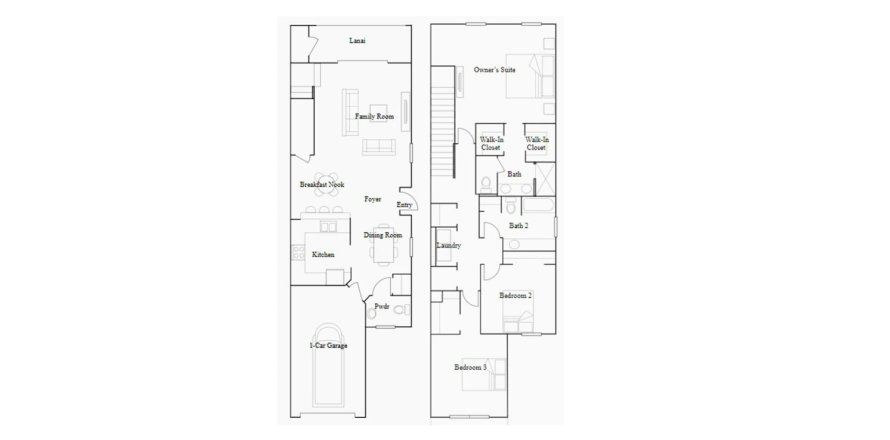 Townhouse in LORRAINE LAKES in Bradenton, Florida 3 bedrooms, 173 sq.m. № 70959