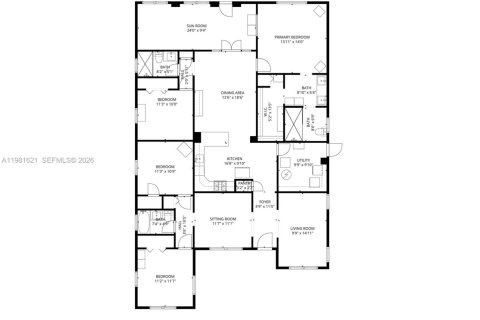 Купить виллу или дом в Вирджиния-Гарденс, Флорида 4 спальни, 177.07м2, № 2043681 - фото 18