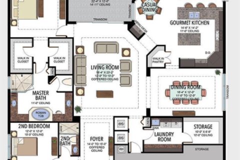 House in Boynton Beach, Florida 4 bedrooms, 303.98 sq.m. № 2185255 - photo 24