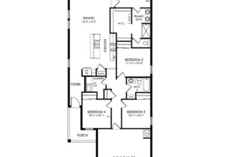 House floor plan «House», 4 bedrooms in Monroe Meadows
