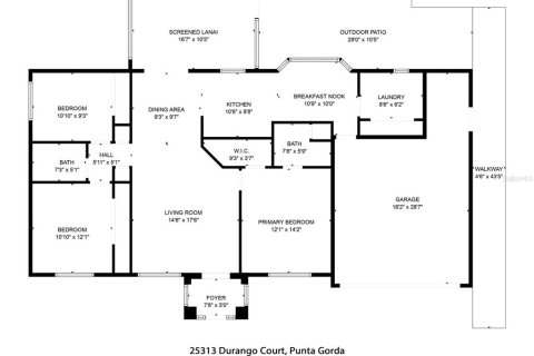 Casa en venta en Punta Gorda, Florida, 3 dormitorios, 121.79 m2 № 1718024 - foto 28