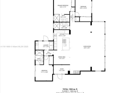 Casa en venta en El Portal, Florida, 3 dormitorios, 181.16 m2 № 1969570 - foto 26