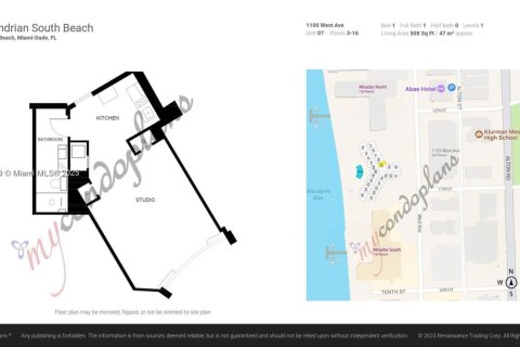 Condominio en venta en Miami Beach, Florida, 47.19 m2 № 1867658 - foto 11