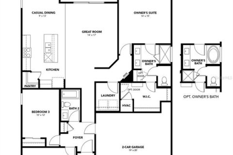 House in Palm Coast, Florida 3 bedrooms, 147.53 sq.m. № 1590018 - photo 2
