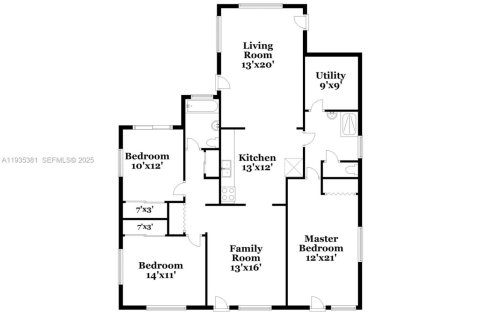 House in Lake Worth, Florida 3 bedrooms, 146.79 sq.m. № 1993563 - photo 16
