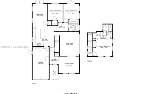 Снять в аренду виллу или дом в Корал-Гейблс, Флорида 3 спальни, 165.46м2, № 1944533 - фото 16