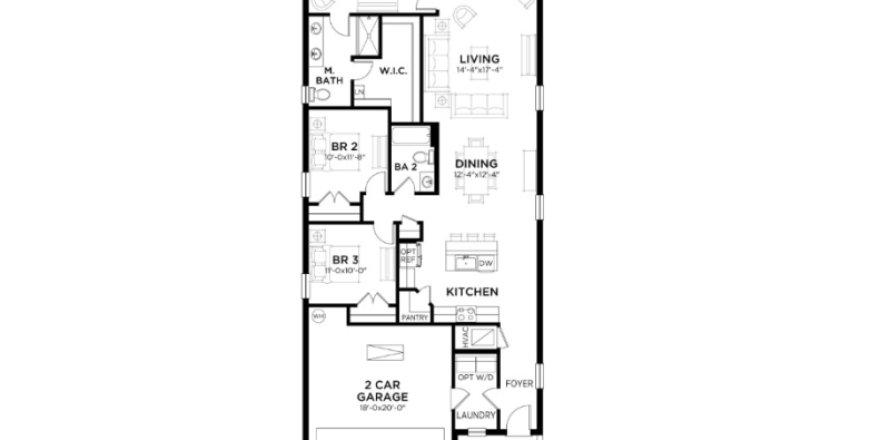 House in Pasadena Point in Wesley Chapel, Florida 3 bedrooms, 150 sq.m. № 528718