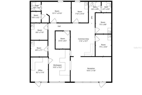 Immobilier commercial à louer à Crystal River, Floride: 148.64 m2 № 2102136 - photo 2
