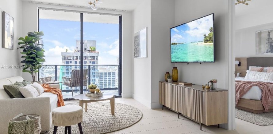 Condo in Miami, Florida, 1 bedroom № 1893147