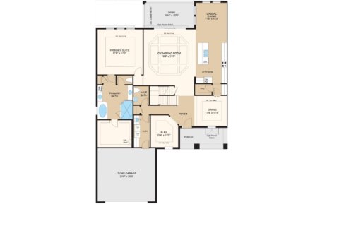 House floor plan «House», 5 bedrooms in Windchase at Halifax Plantation