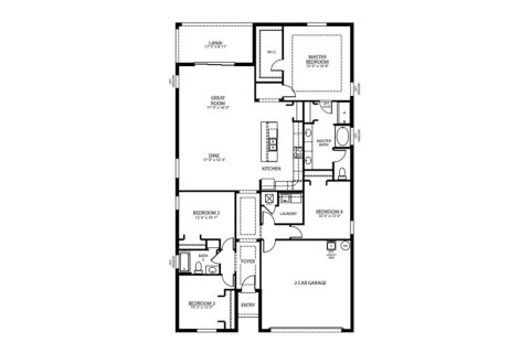 Townhouse floor plan «200SQM MIRAMAR», 4 bedrooms in CENTRAL PARK