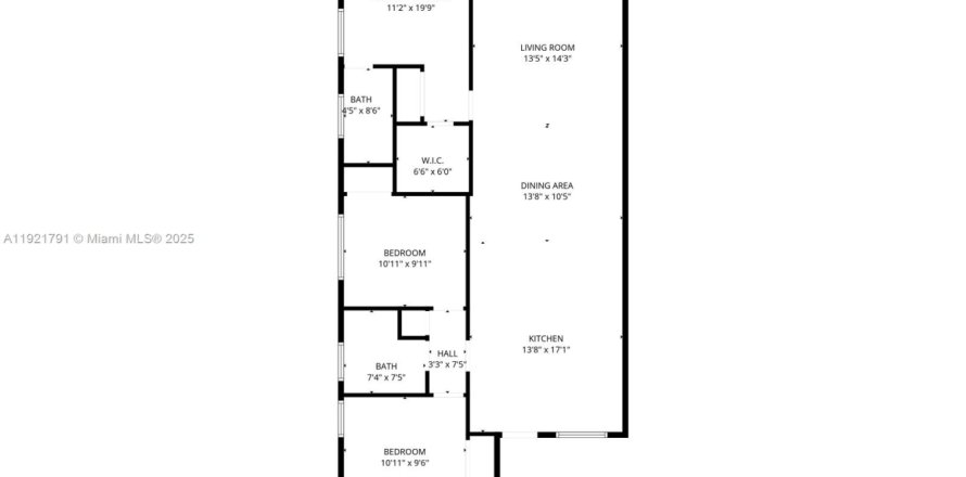 Casa en Weston, Florida 3 dormitorios, 117.8 m2 № 1975710
