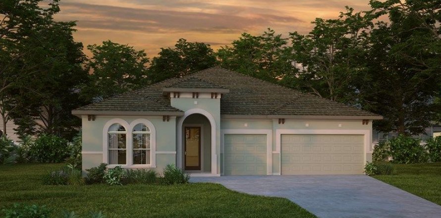 Дом в Waterset Cottage Series в Аполло-Бич, Флорида 4 комнаты, 236м2 № 414929