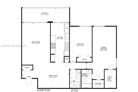 Купить кондоминиум в Плантация, Флорида 2 спальни, 125.42м2, № 1943936 - фото 27