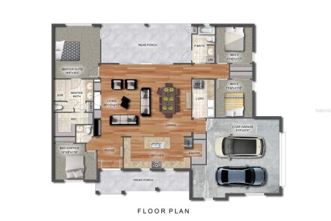 Casa en venta en Apopka, Florida, 4 dormitorios, 199.74 m2 № 2130573 - foto 2