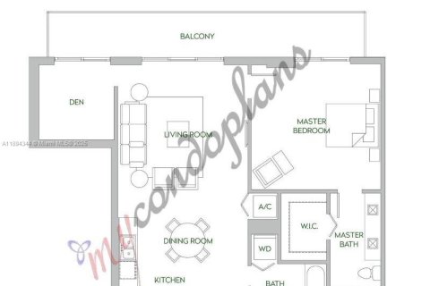 Снять в аренду кондоминиум в Авентура, Флорида 1 спальня, 85.47м2, № 1949975 - фото 2