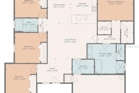 Casa en venta en Ocala, Florida, 4 dormitorios, 170.29 m2 № 1917220 - foto 4