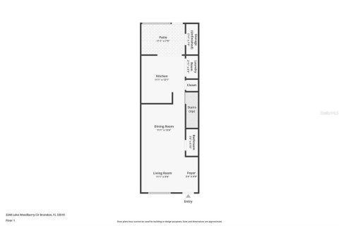 Townhouse in Brandon, Florida 2 bedrooms, 103.12 sq.m. № 1915127 - photo 10