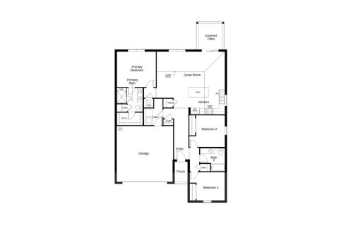 Townhouse floor plan «143SQM 123», 3 bedrooms in LEGENDS POINTE