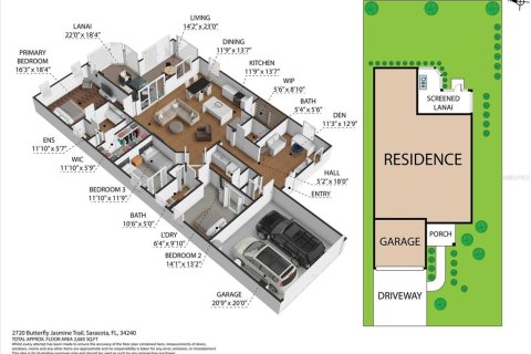 Casa en venta en Sarasota, Florida, 3 dormitorios, 191.94 m2 № 1529988 - foto 28