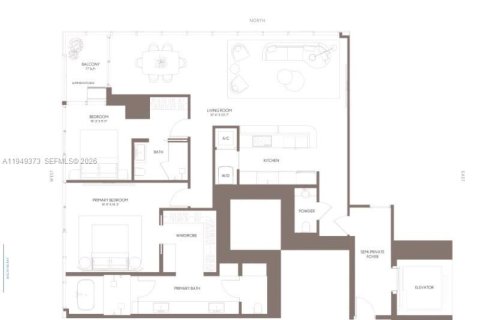 Condo in Miami, Florida, 2 bedrooms № 2153029 - photo 18