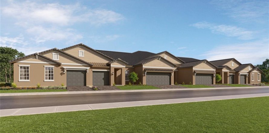 House in Land O' Lakes, Florida 2 bedrooms, 129.88 sq.m. № 2222899