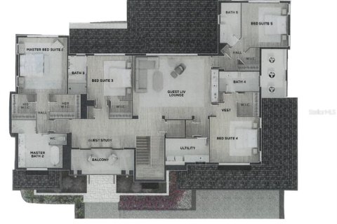 Casa en venta en Tampa, Florida, 5 dormitorios, 473.06 m2 № 2210962 - foto 3