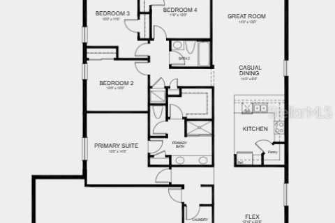 House in Auburndale, Florida 4 bedrooms, 183.39 sq.m. № 1820745 - photo 2