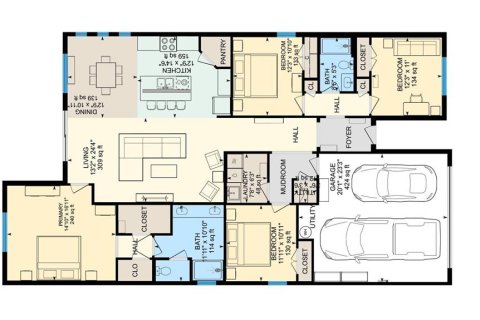 Villa ou maison à vendre à Wesley Chapel, Floride: 4 chambres, 191.1 m2 № 2412693 - photo 14
