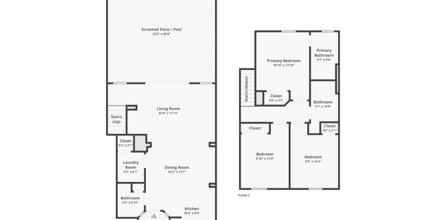 Townhouse in Kissimmee, Florida 3 bedrooms, 120.31 sq.m. № 1716993