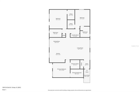 Adosado en alquiler en Tampa, Florida, 3 dormitorios, 161.65 m2 № 1917478 - foto 30
