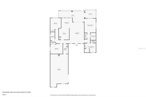 House in New Smyrna Beach, Florida 3 bedrooms, 178 sq.m. № 1679772 - photo 14