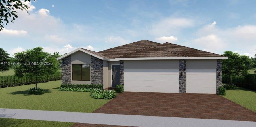 House in Cutler Bay, Florida 4 bedrooms, 215.07 sq.m. № 2079344